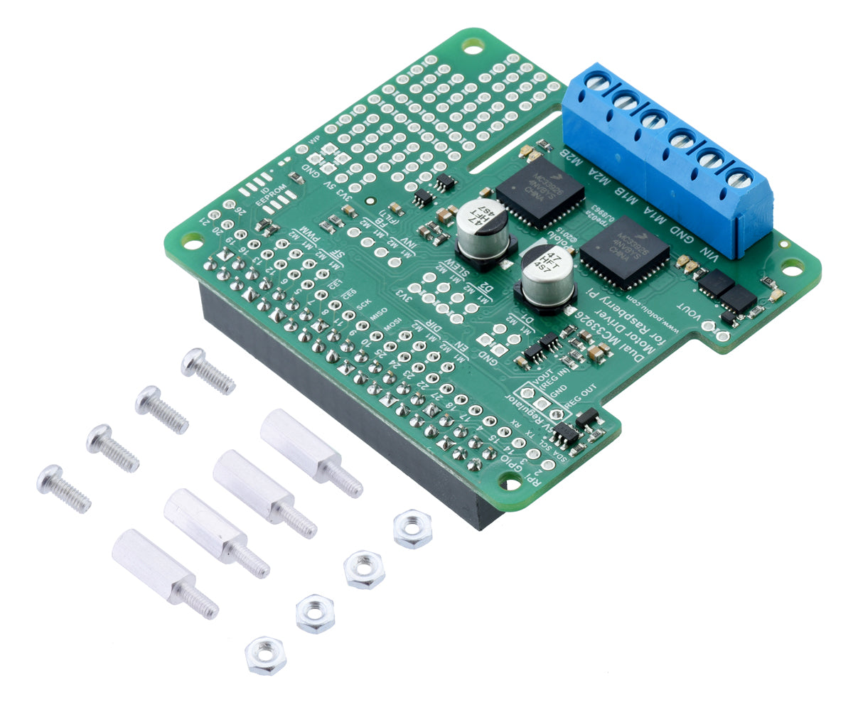 Pololu Dual MC33926 Motor Driver for Raspberry Pi