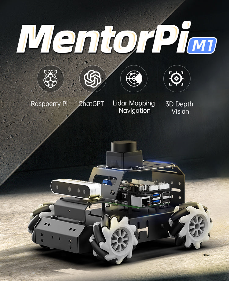 MentorPi M1 robot car side view