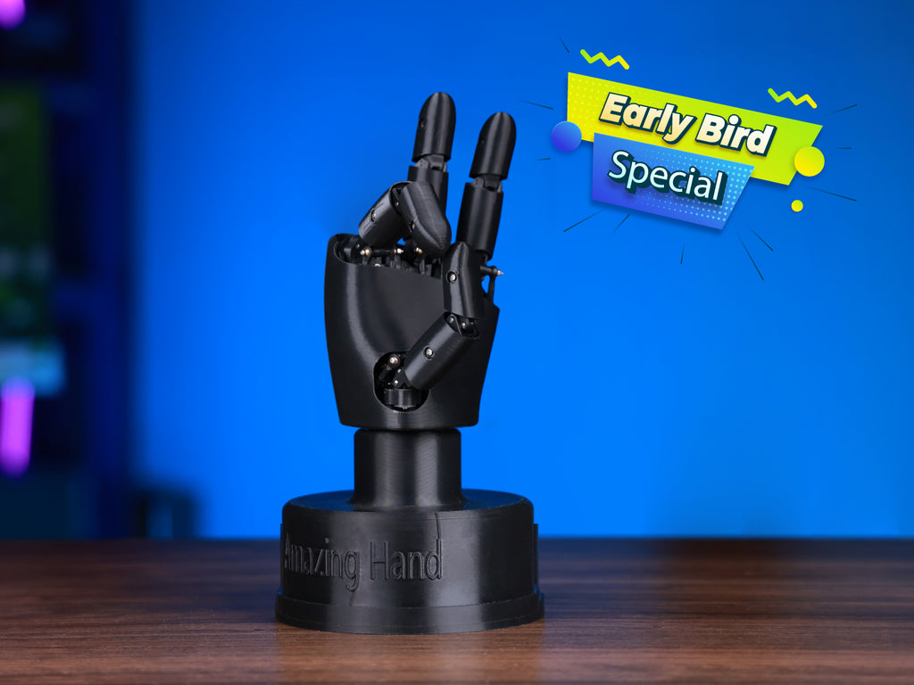 Seeed Studio Amazing Hand — 8-DOF Open-Source Robotic Hand Kit with Feetech Servos (Right / Left)