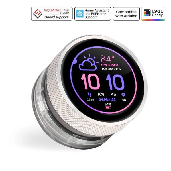 Elecrow CrowPanel 1.28 inch rotary display with knob