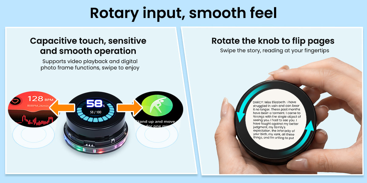 Rotary knob input