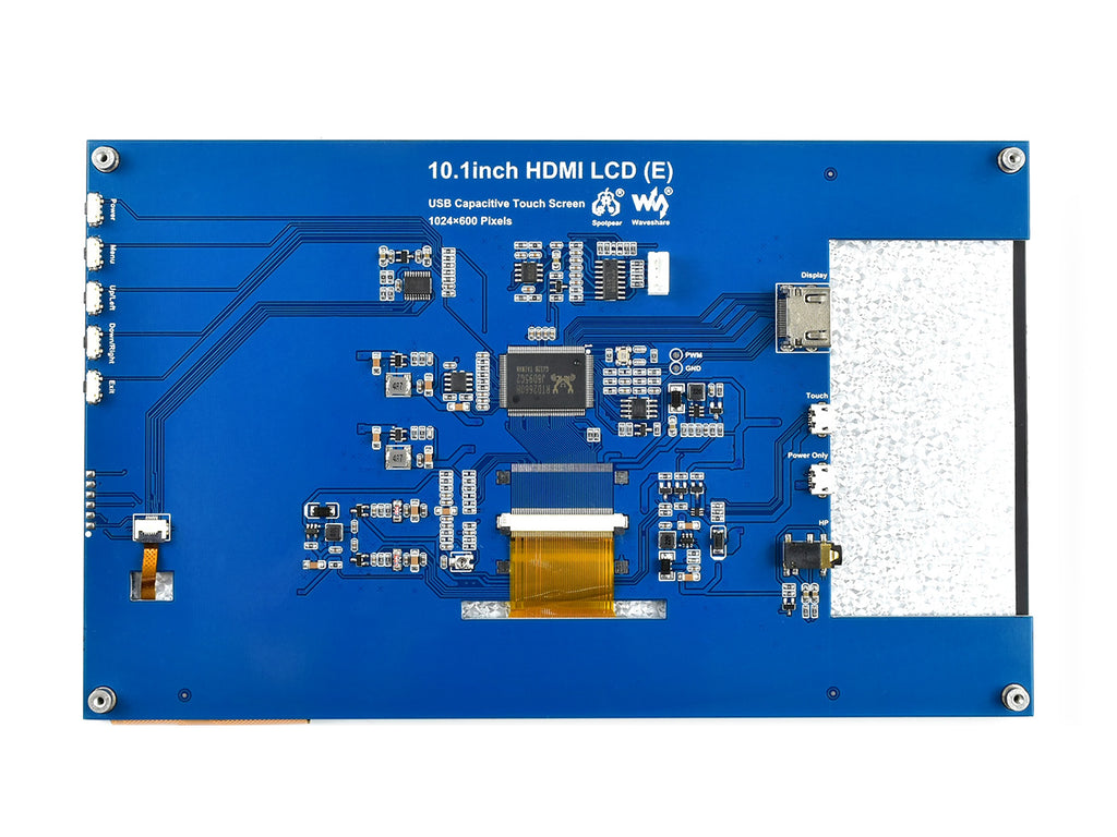 Waveshare 10.1-inch HDMI LCD (E) touchscreen, back
