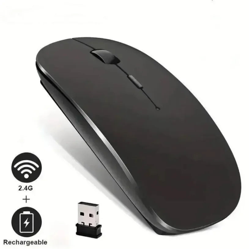 Portable Rechargeable Wireless Gaming Mouse Ergonomic Quiet and Magical Suitable for Portable Computers Tablets IPAD Phone