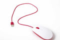 Raspberry Pi Official Mouse, red and white