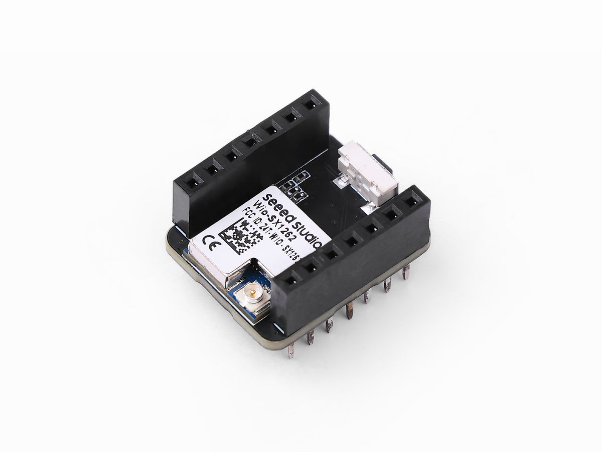 Seeed Studio Wio-SX1262 LoRa module for XIAO, angled view