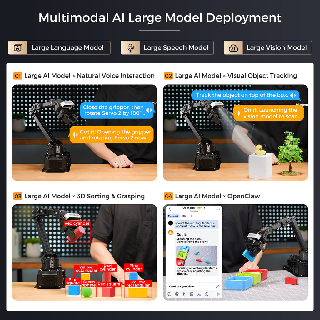 Hiwonder NexArm robot arm features