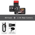 UHD 4K 2160P AI Driver Assistance Dash Cam Dual Lens ADAS WIFI GPS Mini Car DVR Camera Video Drive Recorder Dashcam Registrar