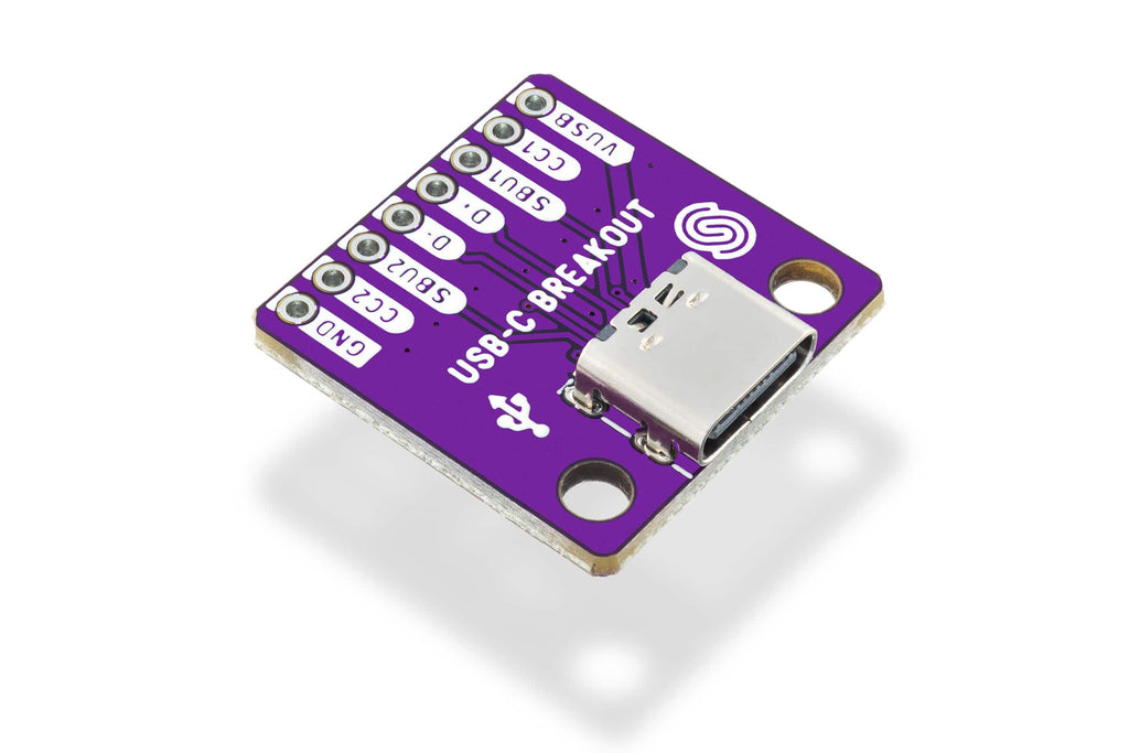 Soldered USB-C Female Connector Breakout