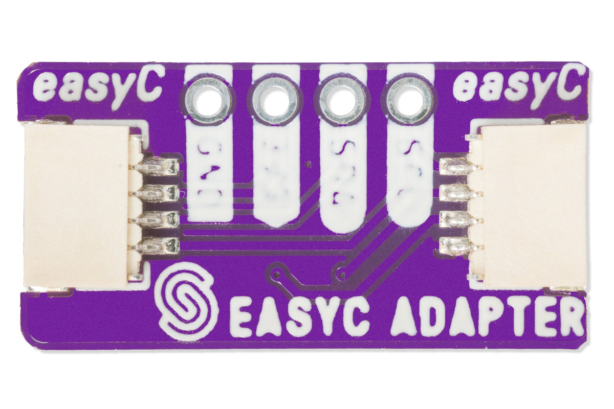 Soldered easyC / Qwiic Adapter