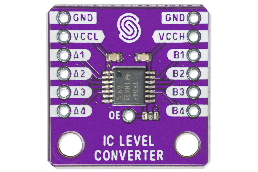 Soldered TXS0104 Logic Level Converter