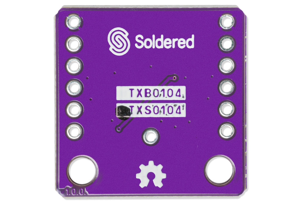 Soldered TXS0104 Logic Level Converter