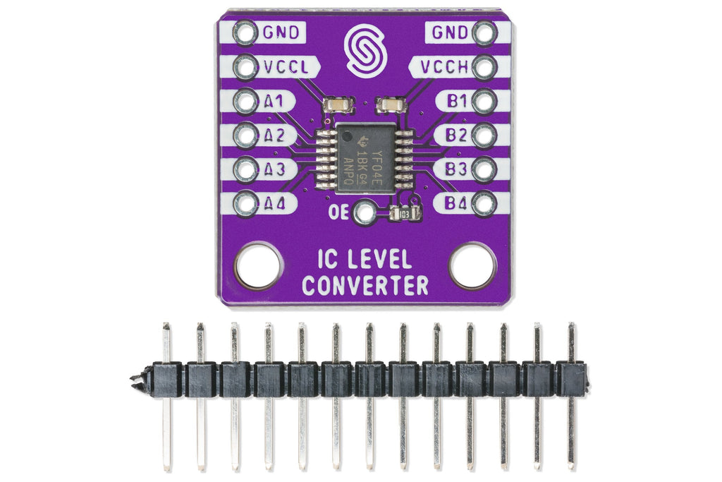 Soldered TXS0104 Logic Level Converter