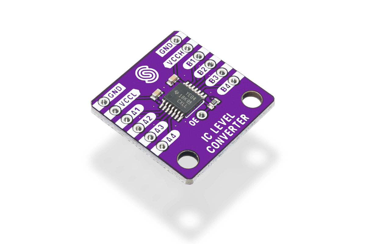 Soldered TXB0104 Logic Level Converter