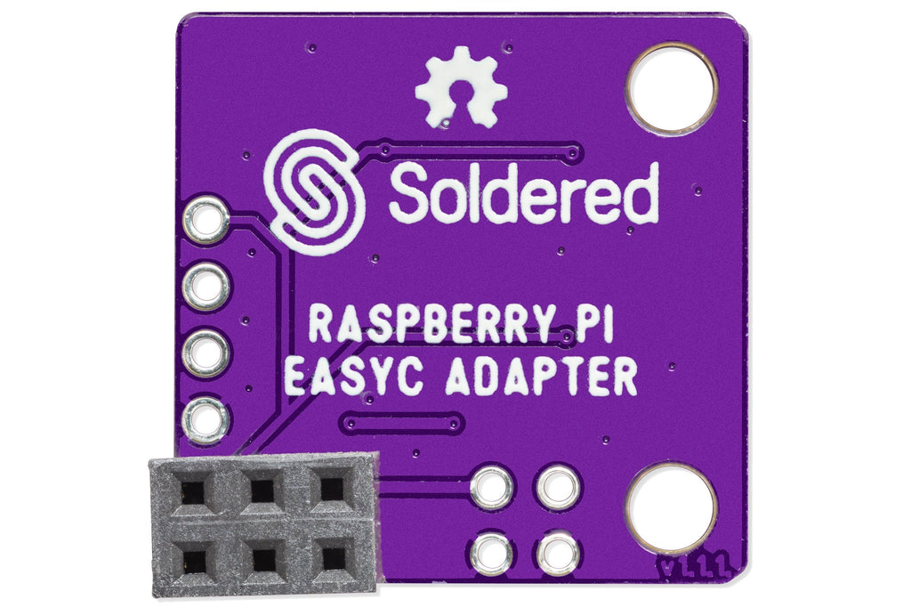 Soldered Raspberry Pi easyC / Qwiic Adapter