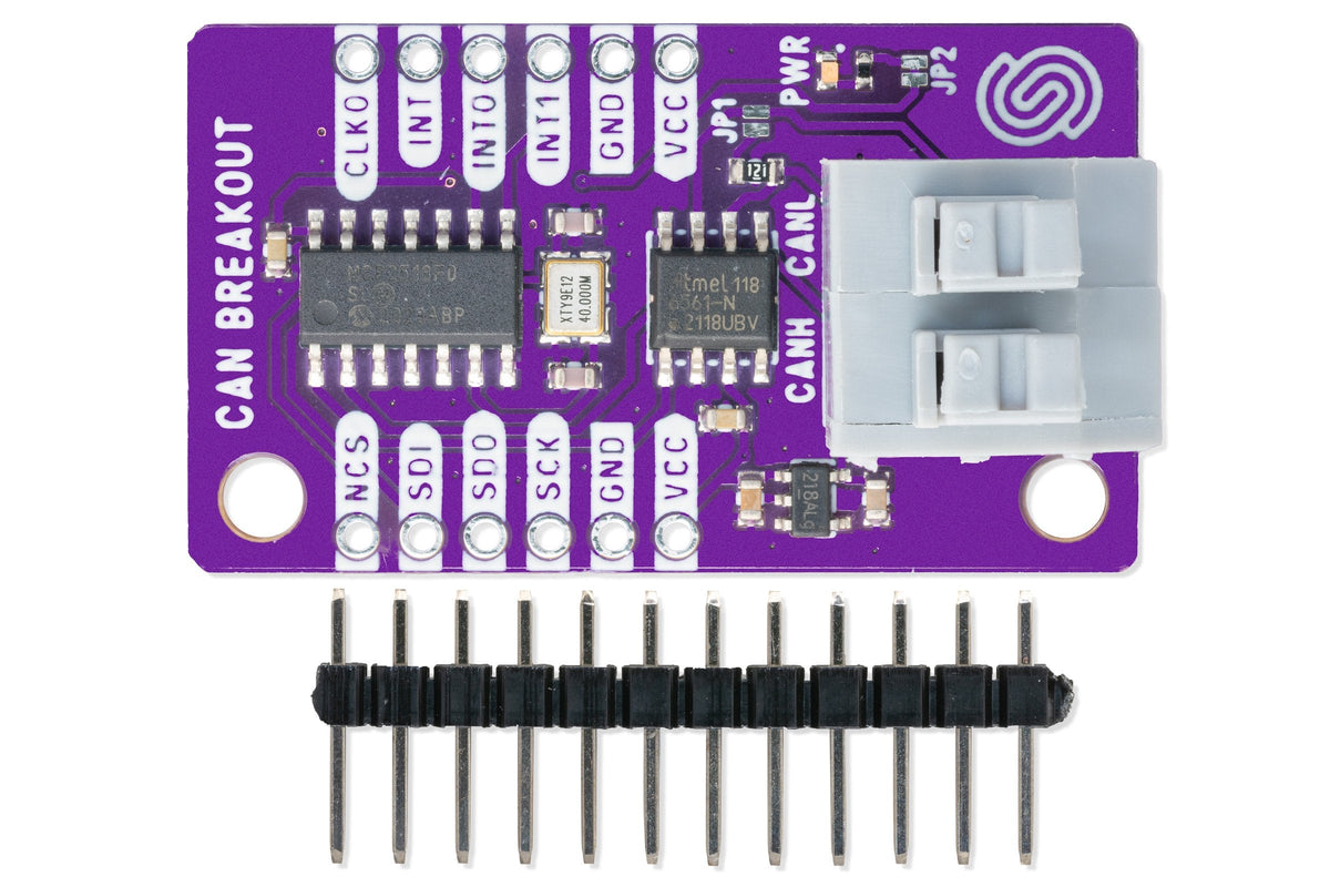 Soldered MCP2518 CAN-FD Board