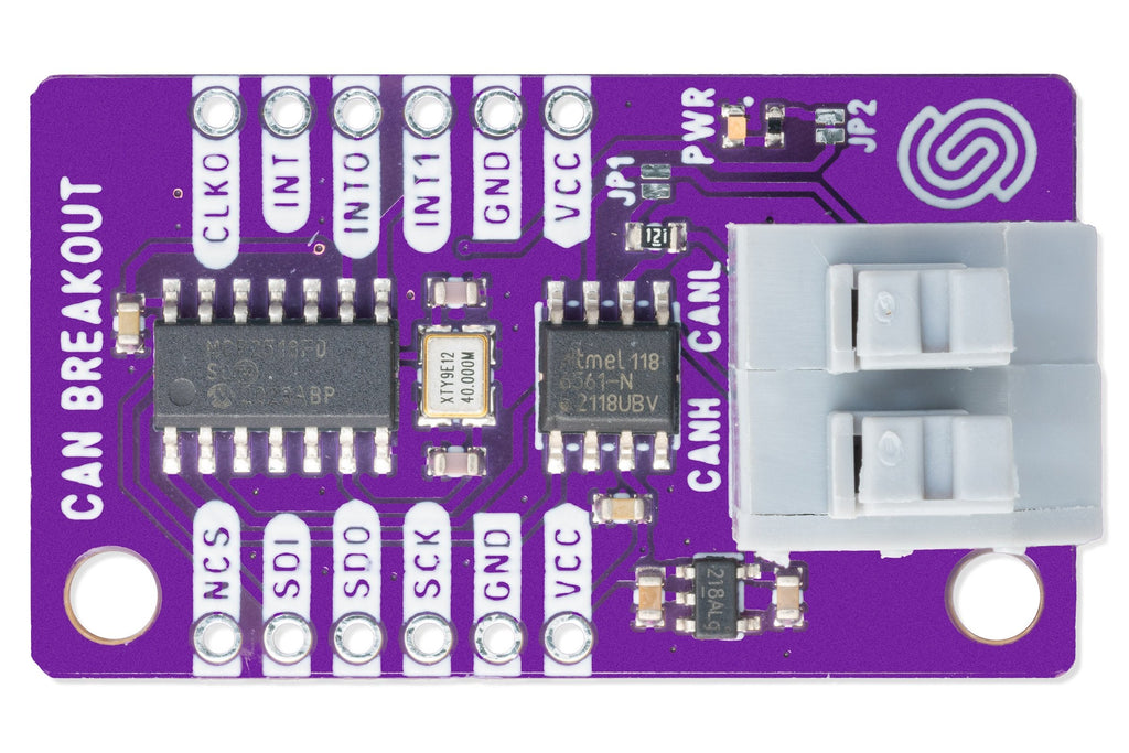 Soldered MCP2518 CAN-FD Board