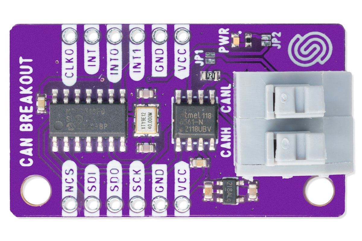 Soldered MCP2518 CAN-FD Board