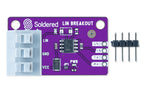 Soldered NCV7329 LIN Transceiver Breakout