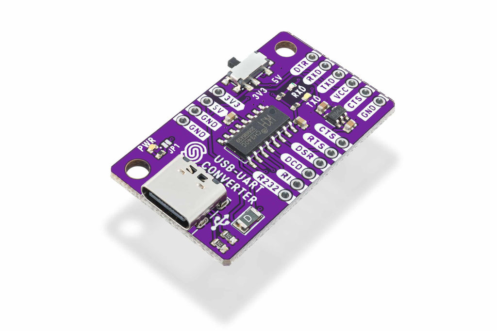 Soldered CH340 USB to UART Converter