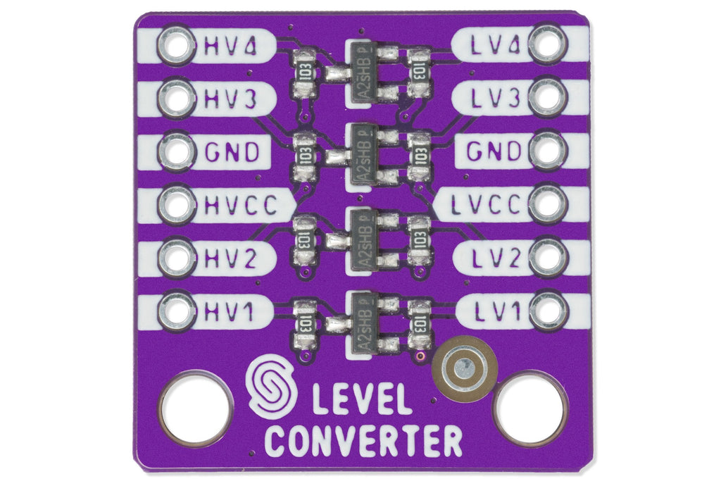 Soldered Logic Level Converter Board