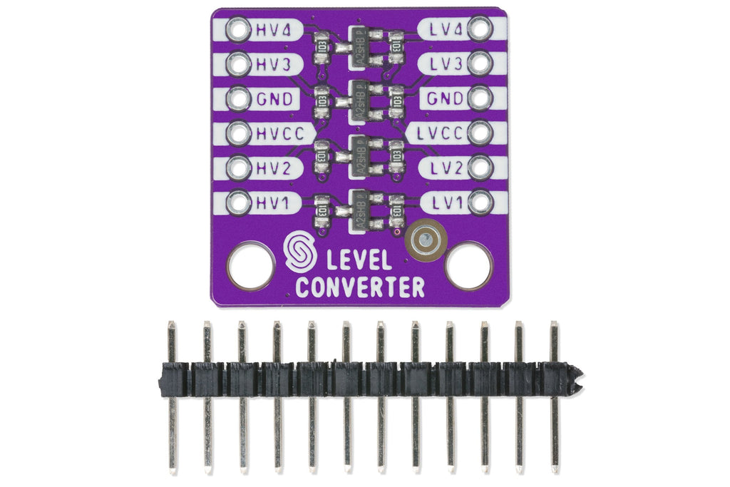 Soldered Logic Level Converter Board