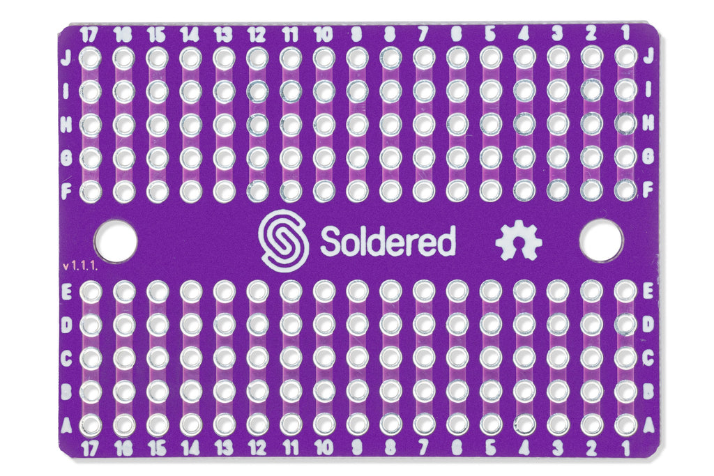 Soldered Mini PCB Breadboard Protoboard