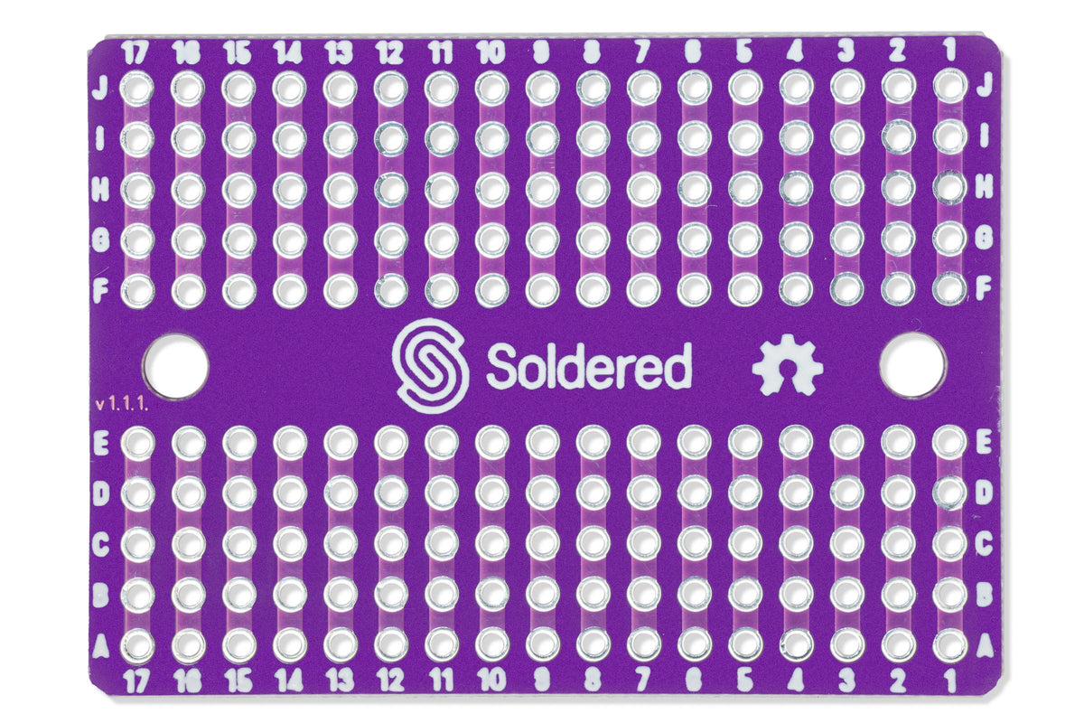 Soldered Mini PCB Breadboard Protoboard