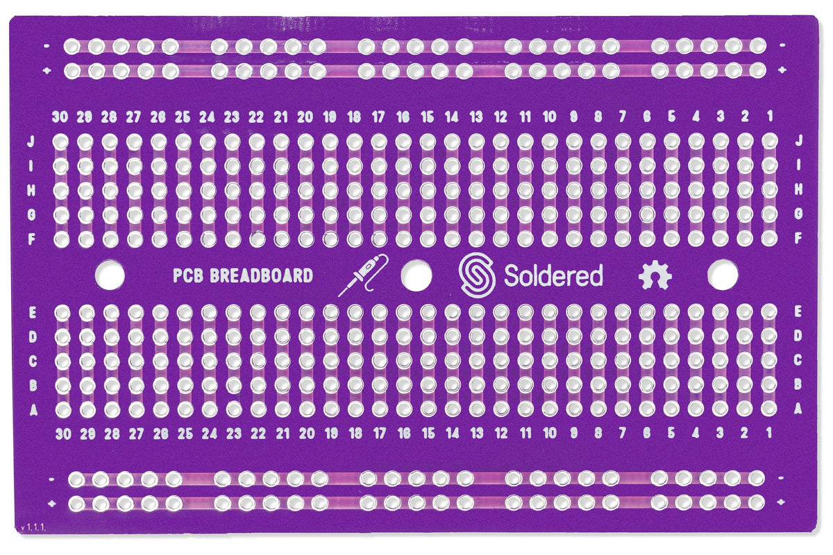 Soldered PCB Breadboard Protoboard