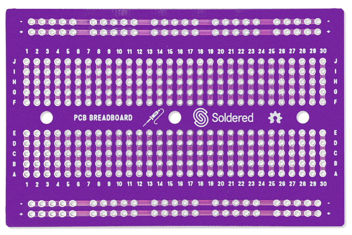 Soldered PCB Breadboard Protoboard