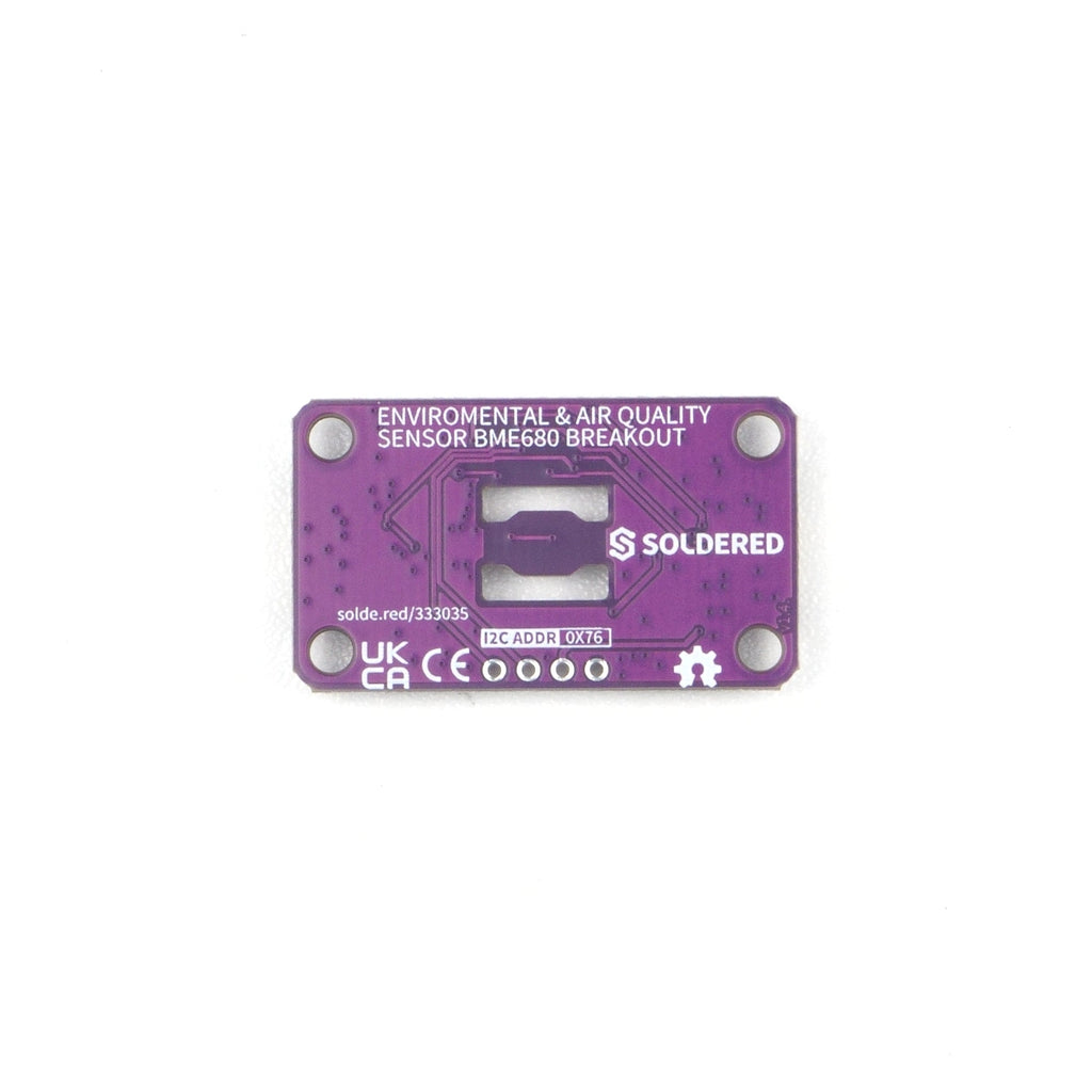 Soldered BME680 Sensor Breakout