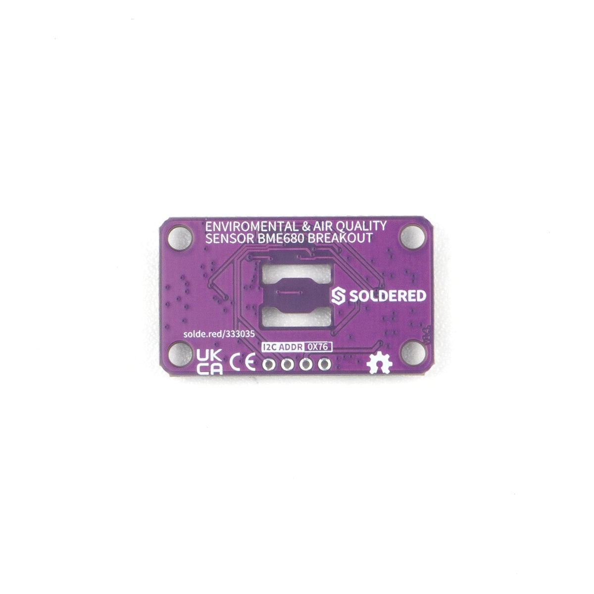 Soldered BME680 Sensor Breakout