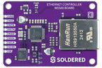 Soldered W5500 Ethernet Controller Board
