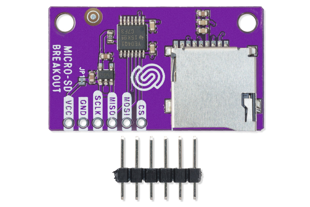 Soldered MicroSD Card Reader Breakout