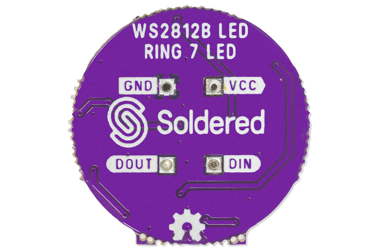 Soldered Smart LED WS2812B Ring