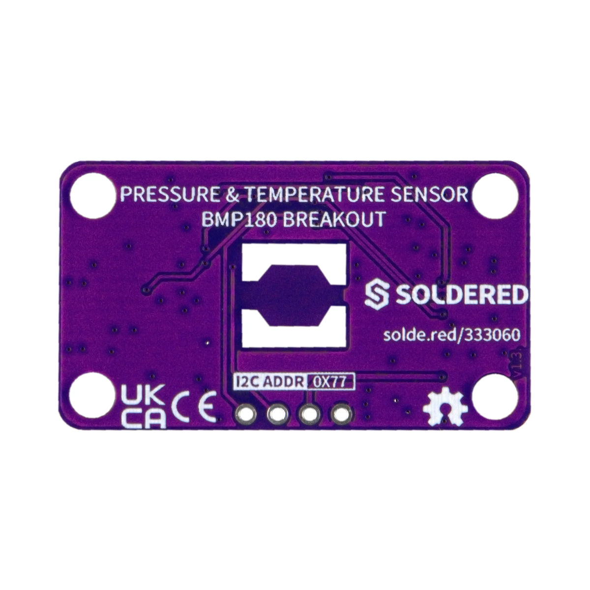 Soldered BMP180 Sensor Breakout