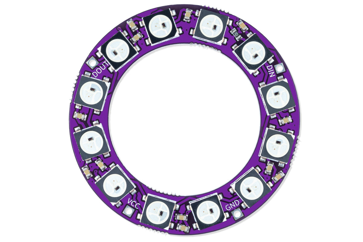 Soldered Smart LED WS2812B Ring