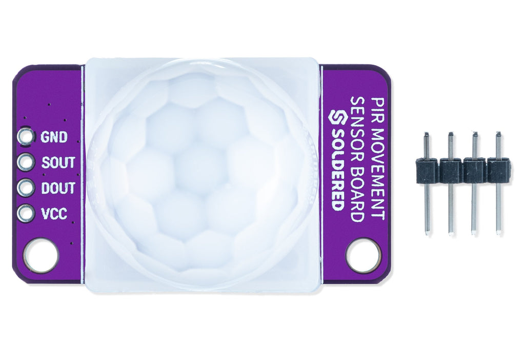 Soldered PIR Motion Sensor Board