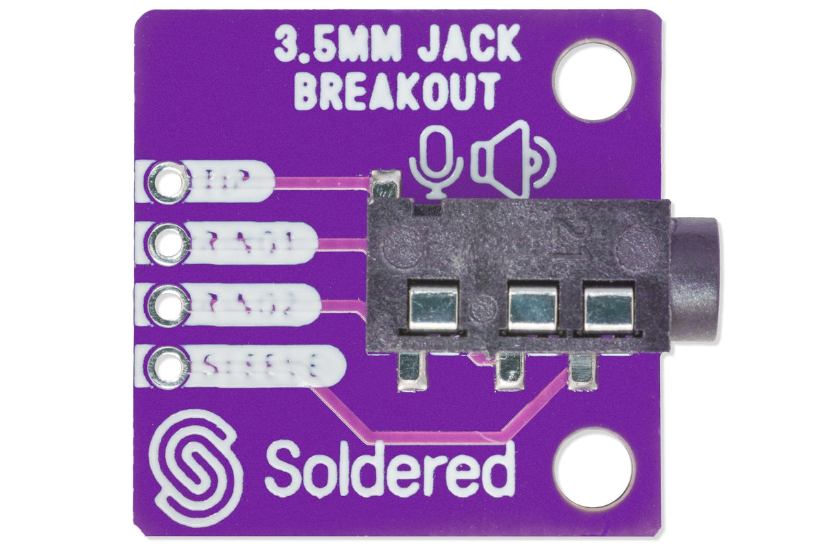 Soldered 3.5 mm Audio Jack Breakout