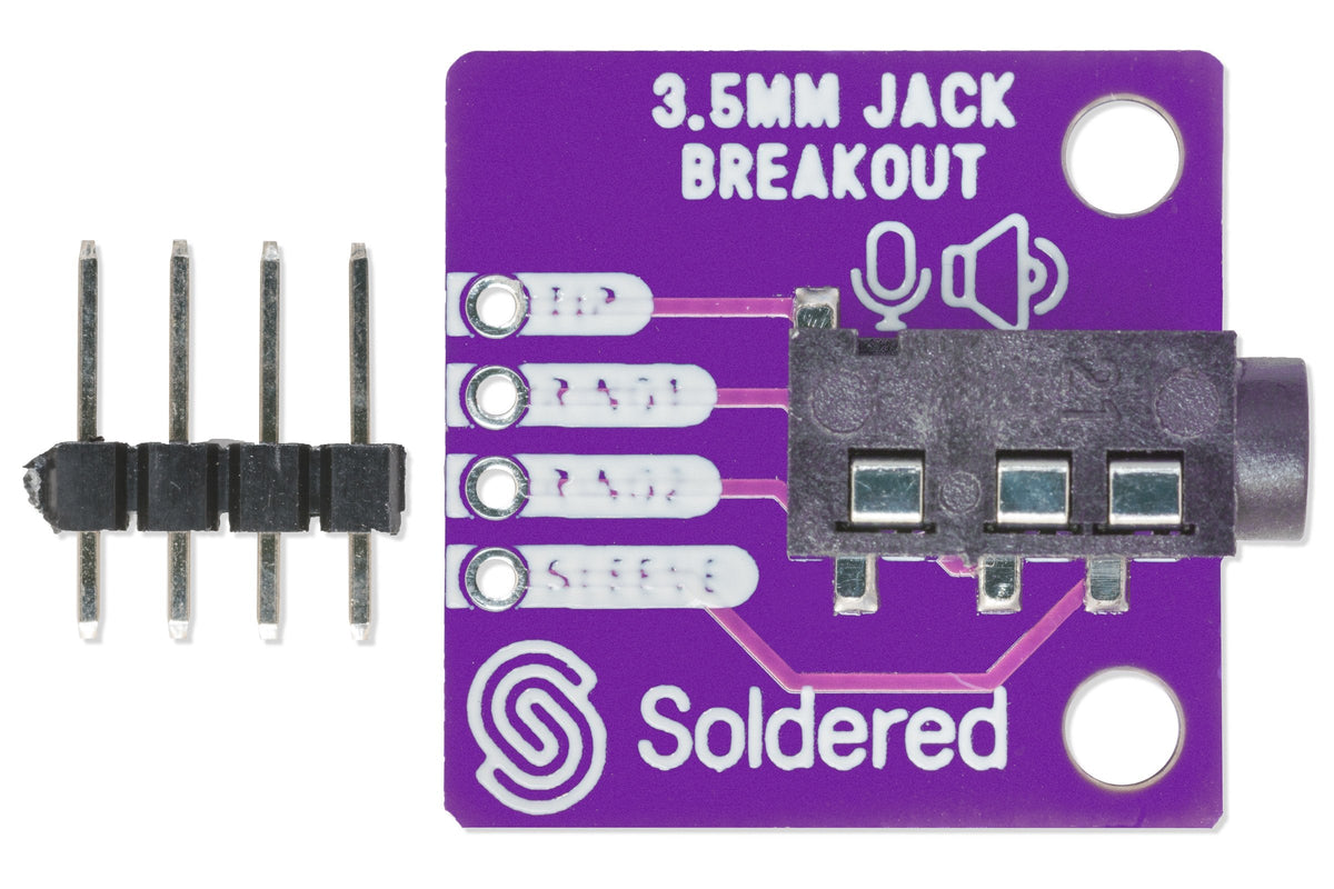 Soldered 3.5 mm Audio Jack Breakout