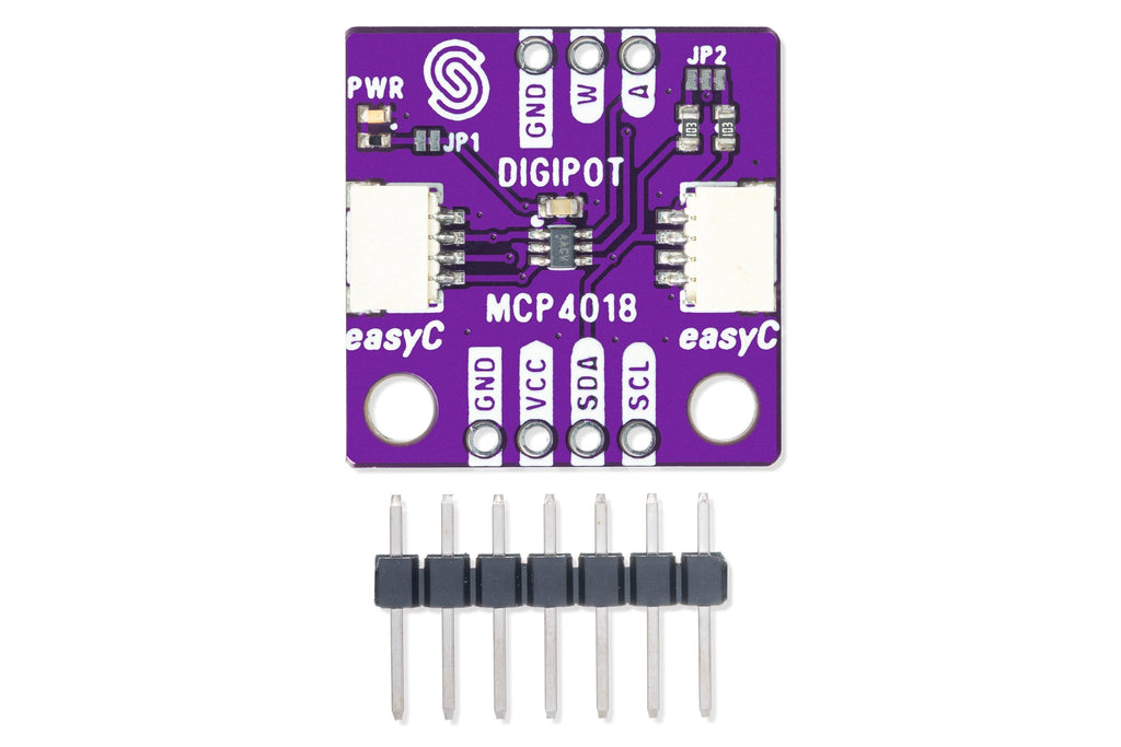 Soldered MCP4018 Digital Potentiometer Breakout