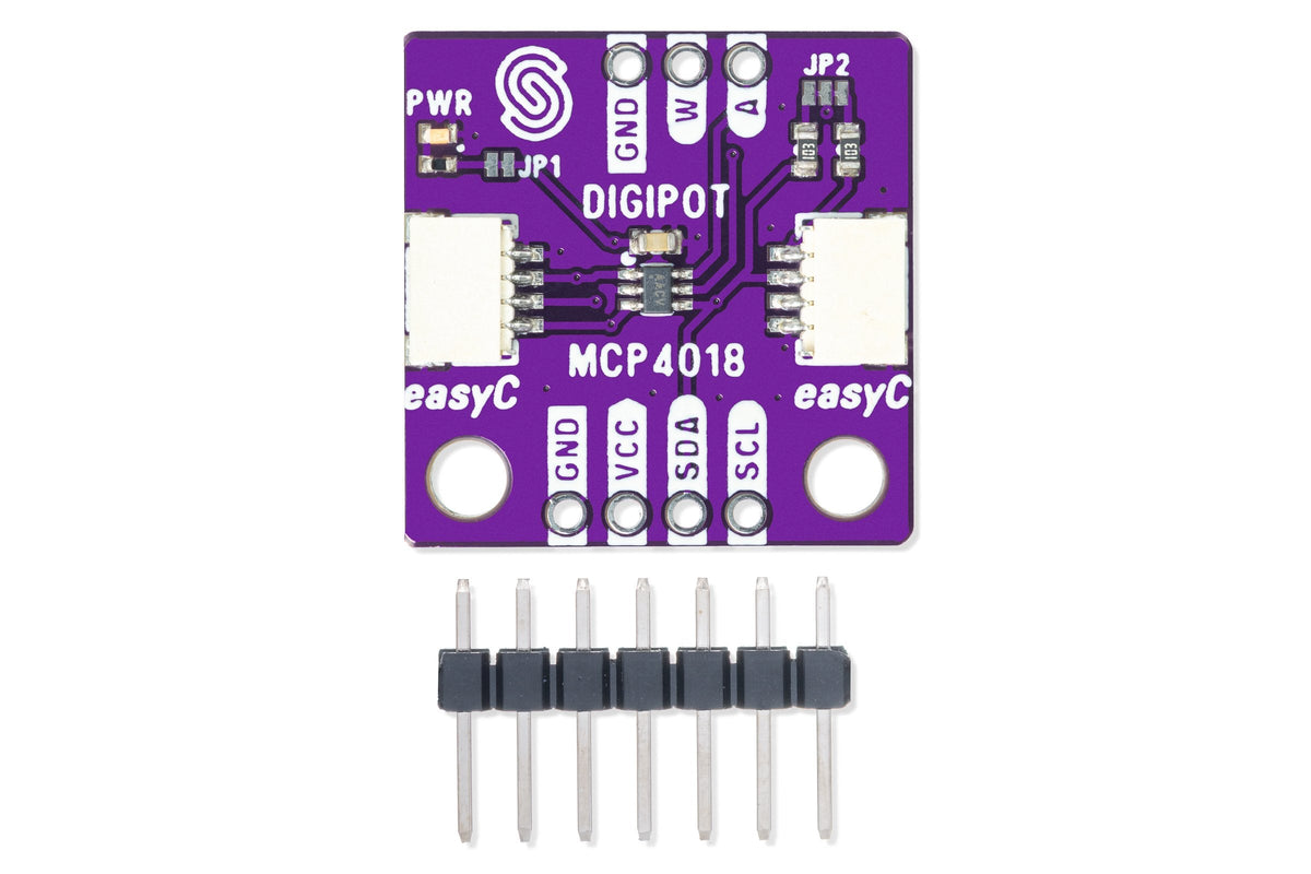 Soldered MCP4018 Digital Potentiometer Breakout