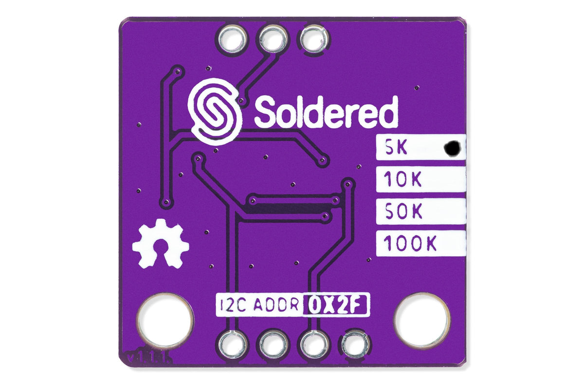 Soldered MCP4018 Digital Potentiometer Breakout