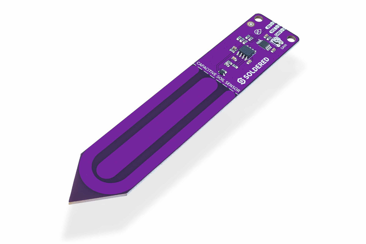 Soldered Capacitive Soil Moisture Sensor