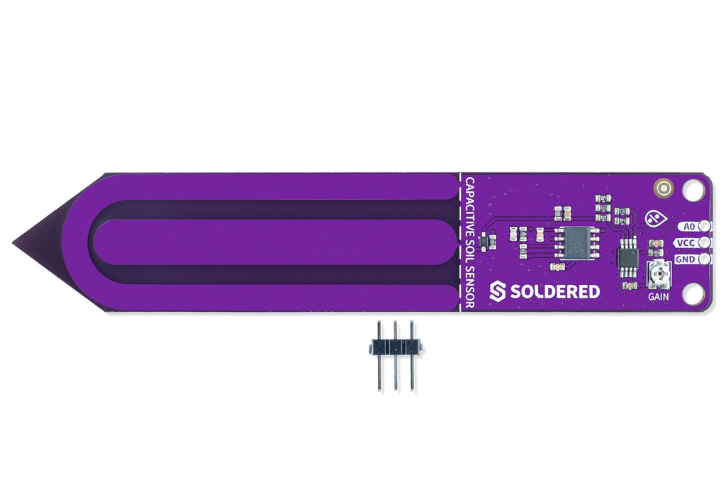 Soldered Capacitive Soil Moisture Sensor