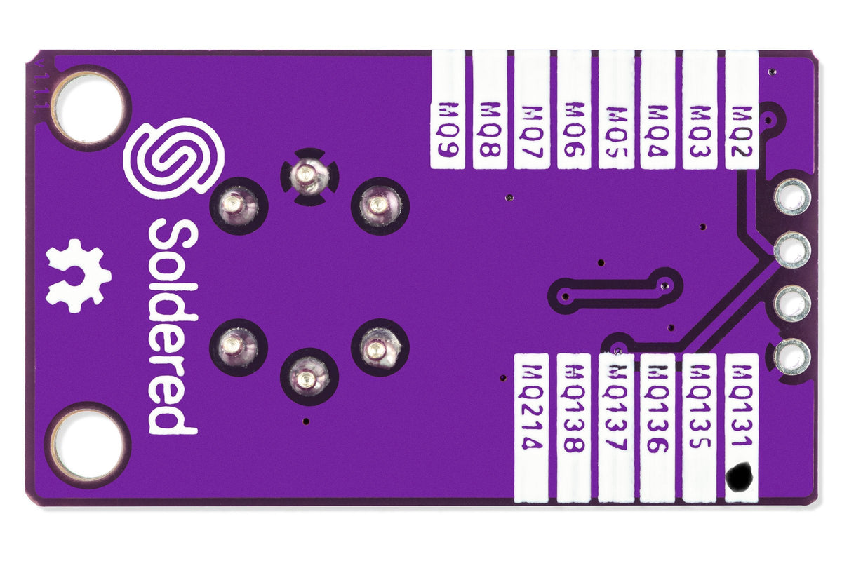 Soldered MQ131 Ozone Sensor Breakout