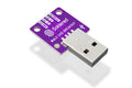 Soldered USB Type-A Male Breakout