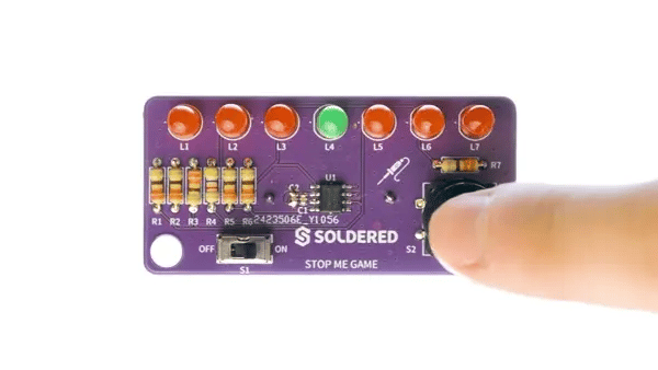 Soldered Stop Me Game