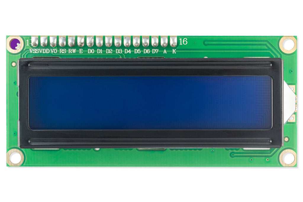 Soldered 16×2 Character LCD with I2C