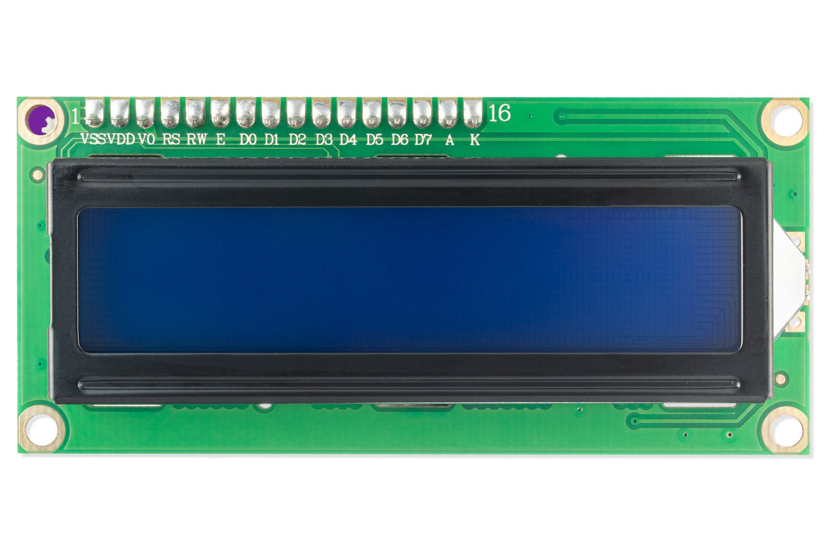Soldered 16×2 Character LCD with I2C