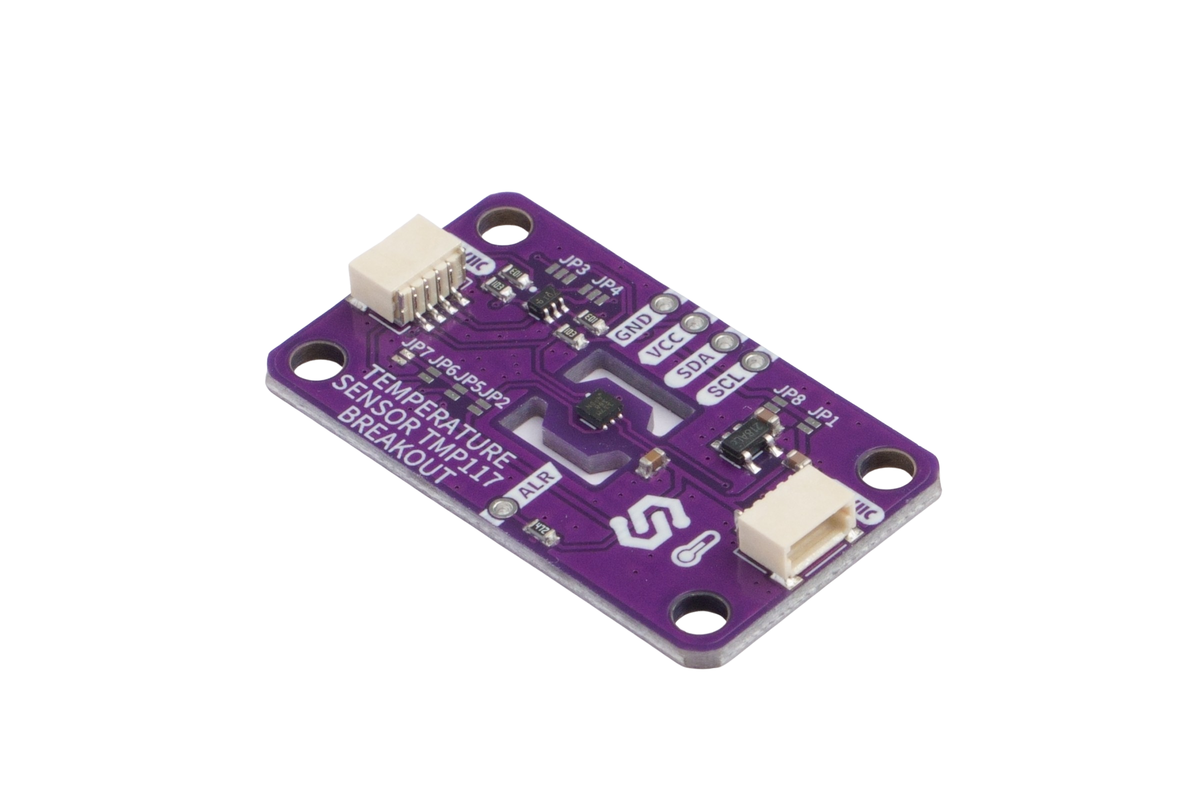 Soldered TMP117 Temperature Sensor Breakout
